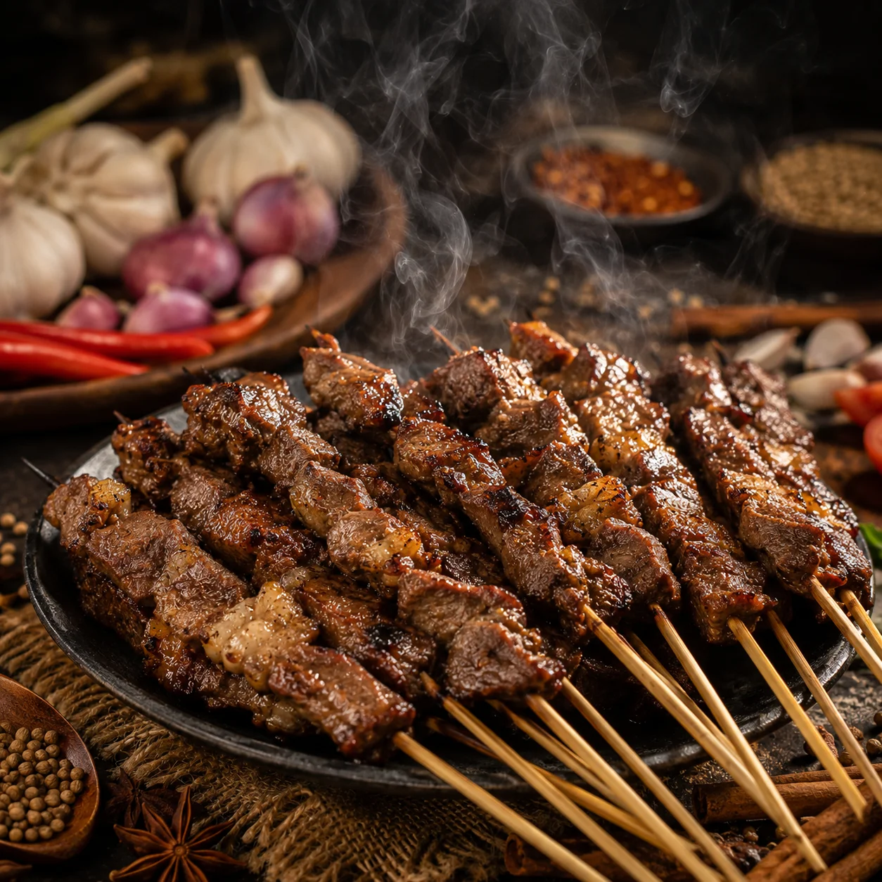 Sate Kambing Empuk dan nggak bau prengus